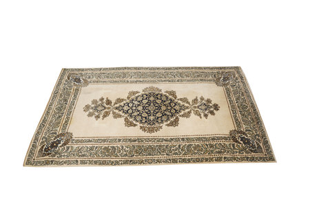 carpet isolated on white background with clipping path. studio shot.の写真素材