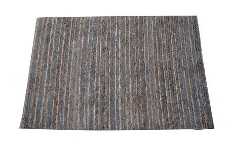 Wooden carpet isolated on white background. Clipping path included.の写真素材