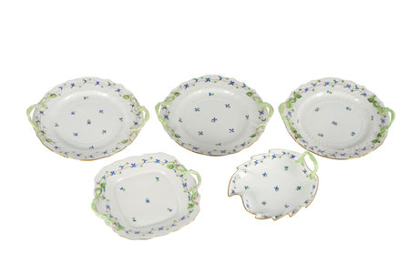 Ceramic tableware isolated on white background with clipping path.の写真素材