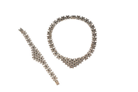 Metal zipper isolated on white background. Clipping path included for easy extraction.の写真素材