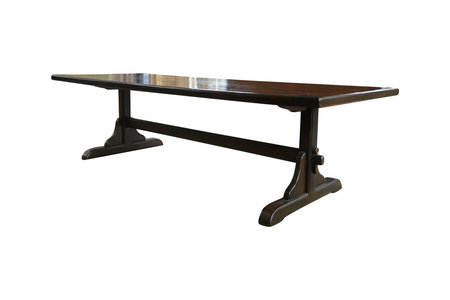 Table isolated on a white background with clipping path for design work.の写真素材