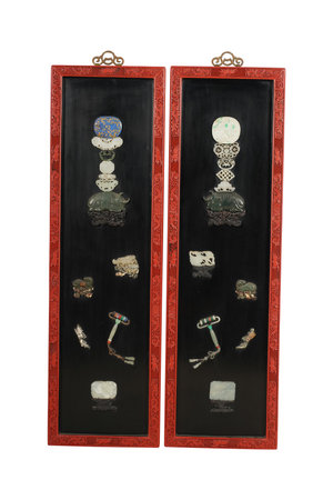 Chinese ancient shadow puppets isolated on white background with clipping path.の写真素材