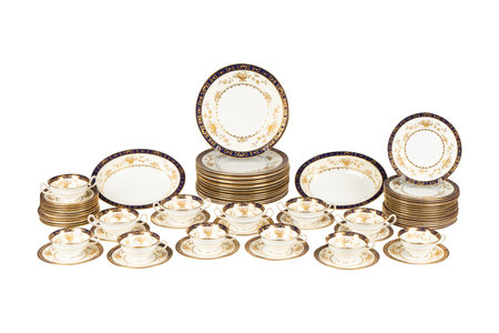 Stack of gold coins isolated on white background. Clipping path included.の写真素材