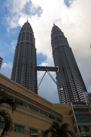 Twin towers in Kuala Lumpurのeditorial素材