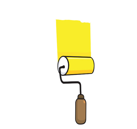 Paint rollerのイラスト素材
