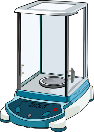 weigh machine for Jewelleryのイラスト素材