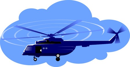 Helicopterのイラスト素材