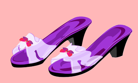 blue ladies chapel on rose background.のイラスト素材