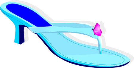 beautiful ladies  blue chapel.のイラスト素材