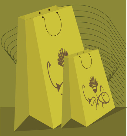 Shopping bagsのイラスト素材