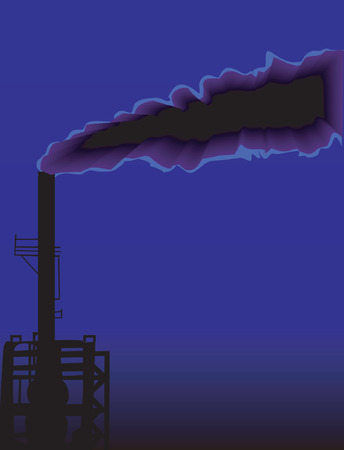 Industrial pollutionのイラスト素材