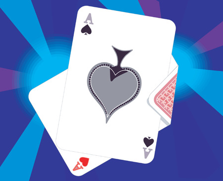 Ace of spade and heartsのイラスト素材