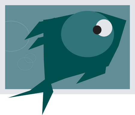 fish swimming のイラスト素材