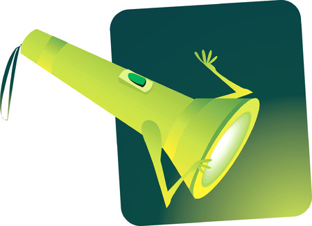 A green torch のイラスト素材