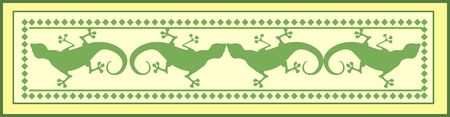 Illustrations of lizardsのイラスト素材
