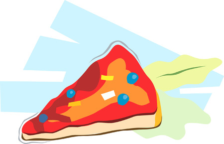 Illustration of colour full baked cake	のイラスト素材