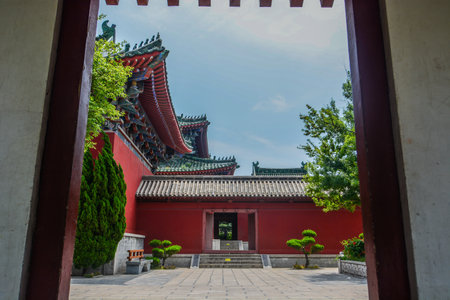 Kaifeng Mansion Scenic Area, Kaifeng City, Henan Province, Chinaのeditorial素材