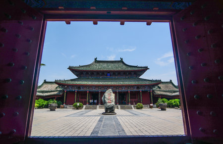 Kaifeng Mansion Scenic Area, Kaifeng City, Henan Province, Chinaのeditorial素材