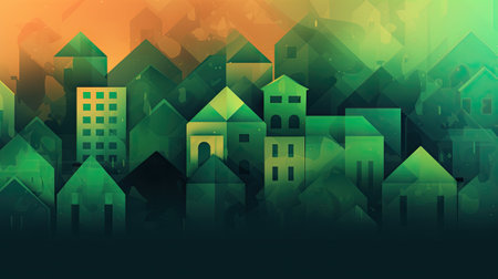 The green city concept. Generative and othersの素材
