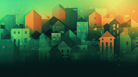 The green city concept. Generative and othersの素材