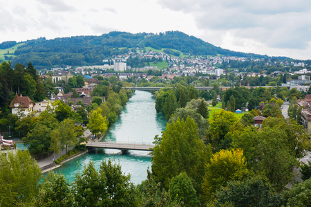 The Aare at Bern, Switzerland.