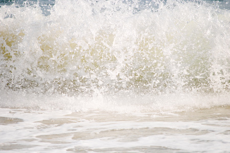 Wave action on north Florida coastの写真素材