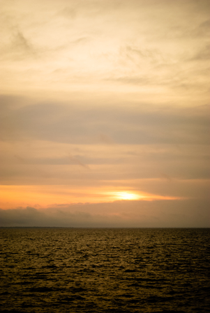 Overcast sunriseの写真素材