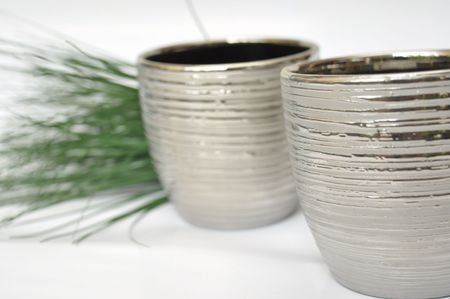 Silver Vasesの写真素材