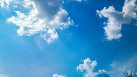 Blue skyの写真素材