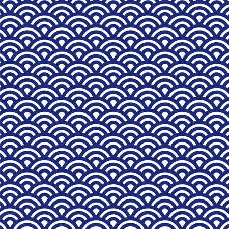 Blue sea wave pattern blueの写真素材