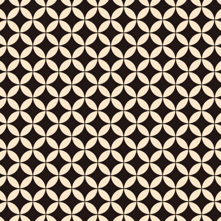 Flower Seven Treasure Pattern Black x Orange 7の写真素材