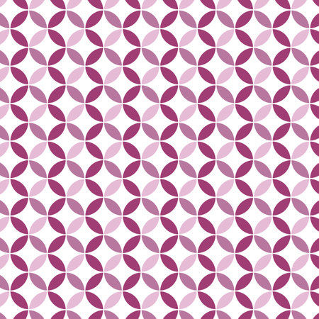 Seamless vector background. Modern geometric pattern with pink and violet elementsのイラスト素材