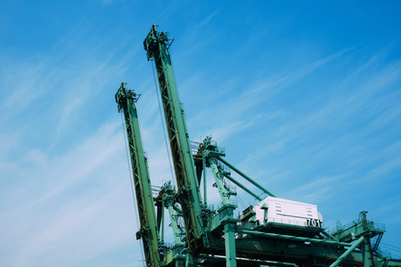 Cranes at port