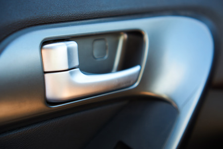 shot of a car door handle.の写真素材