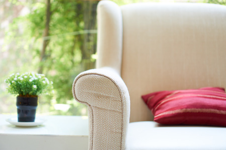 comfortable sofa settingの写真素材