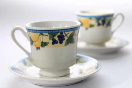 Tea cupsの写真素材