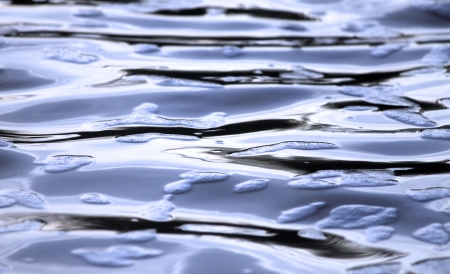Closeup of water ripplesの写真素材