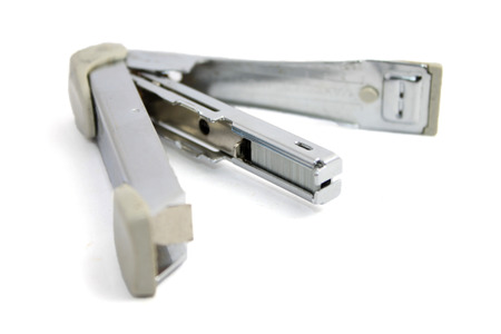 Stapler isolated on whiteの写真素材