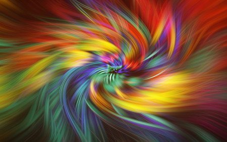 Colored spiral abstract for backgroundの写真素材