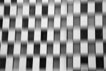Checkered pattern motion blur abstract in black and white