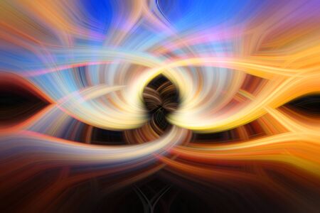 Colorful abstract twirl effect for backgroundの写真素材