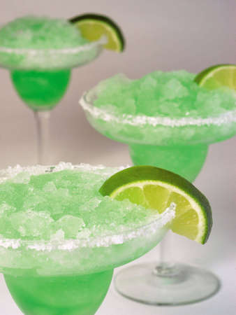 Three margaritas and ready for a party.の写真素材