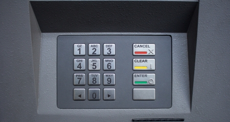 ATM keypad