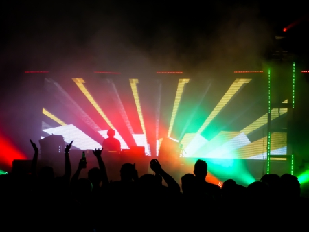 Clubbing sceneの写真素材
