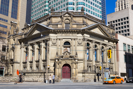 TORONTO, CANADA- 11TH MAY 2014  The outside of the Hockey Hall of Fame building during the day のeditorial素材