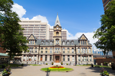 HALIFAX, CANADA - 24TH AUGUST 2014: The outside of Halifax City Hall during the dayのeditorial素材