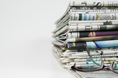 newspaperの写真素材