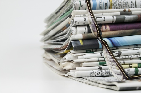 newspaperの写真素材