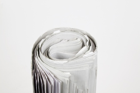 pile of newspaper with copy space for your massageの写真素材