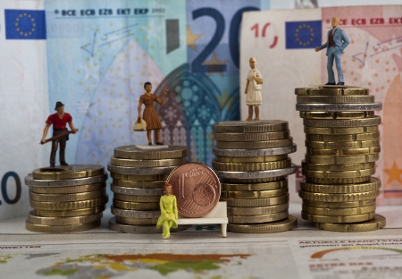 concept of salary rankingの写真素材